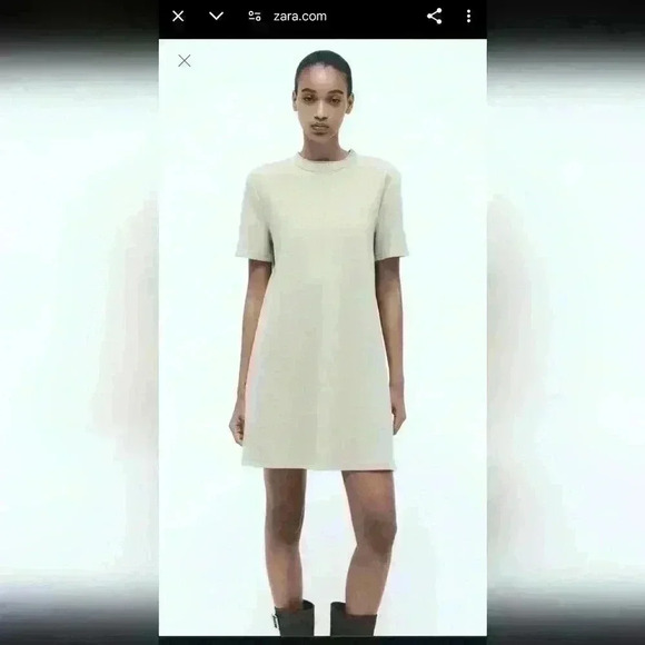 Zara Short Soft Dress Size L - Picture 4 of 4